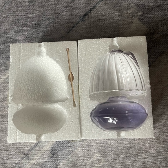 Glass Cloche Diffuser Set with Reed Sticks - Picture 2 of 3